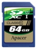 Apacer SDXC UHS-1 Class 10 de 64GB opiniones, Apacer SDXC UHS-1 Class 10 de 64GB precio, Apacer SDXC UHS-1 Class 10 de 64GB comprar, Apacer SDXC UHS-1 Class 10 de 64GB caracteristicas, Apacer SDXC UHS-1 Class 10 de 64GB especificaciones, Apacer SDXC UHS-1 Class 10 de 64GB Ficha tecnica, Apacer SDXC UHS-1 Class 10 de 64GB Tarjeta de memoria