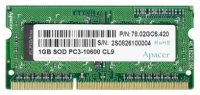 Apacer DDR3 1333 SO-DIMM 1Gb opiniones, Apacer DDR3 1333 SO-DIMM 1Gb precio, Apacer DDR3 1333 SO-DIMM 1Gb comprar, Apacer DDR3 1333 SO-DIMM 1Gb caracteristicas, Apacer DDR3 1333 SO-DIMM 1Gb especificaciones, Apacer DDR3 1333 SO-DIMM 1Gb Ficha tecnica, Apacer DDR3 1333 SO-DIMM 1Gb Memoria de acceso aleatorio