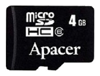 Apacer microSDHC Card Class 6 4GB + 2 adapters opiniones, Apacer microSDHC Card Class 6 4GB + 2 adapters precio, Apacer microSDHC Card Class 6 4GB + 2 adapters comprar, Apacer microSDHC Card Class 6 4GB + 2 adapters caracteristicas, Apacer microSDHC Card Class 6 4GB + 2 adapters especificaciones, Apacer microSDHC Card Class 6 4GB + 2 adapters Ficha tecnica, Apacer microSDHC Card Class 6 4GB + 2 adapters Tarjeta de memoria
