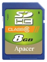 Apacer SDHC 8 GB Clase 6 opiniones, Apacer SDHC 8 GB Clase 6 precio, Apacer SDHC 8 GB Clase 6 comprar, Apacer SDHC 8 GB Clase 6 caracteristicas, Apacer SDHC 8 GB Clase 6 especificaciones, Apacer SDHC 8 GB Clase 6 Ficha tecnica, Apacer SDHC 8 GB Clase 6 Tarjeta de memoria