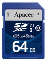 Apacer SDXC Class 10 UHS-I U1 (R95 W45 MB/s) 64GB opiniones, Apacer SDXC Class 10 UHS-I U1 (R95 W45 MB/s) 64GB precio, Apacer SDXC Class 10 UHS-I U1 (R95 W45 MB/s) 64GB comprar, Apacer SDXC Class 10 UHS-I U1 (R95 W45 MB/s) 64GB caracteristicas, Apacer SDXC Class 10 UHS-I U1 (R95 W45 MB/s) 64GB especificaciones, Apacer SDXC Class 10 UHS-I U1 (R95 W45 MB/s) 64GB Ficha tecnica, Apacer SDXC Class 10 UHS-I U1 (R95 W45 MB/s) 64GB Tarjeta de memoria