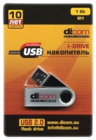 Dicom I-Drive 1GB opiniones, Dicom I-Drive 1GB precio, Dicom I-Drive 1GB comprar, Dicom I-Drive 1GB caracteristicas, Dicom I-Drive 1GB especificaciones, Dicom I-Drive 1GB Ficha tecnica, Dicom I-Drive 1GB Memoria USB