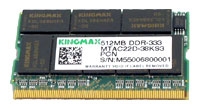 Kingmax DDR 333 microDIMM 512 Mb opiniones, Kingmax DDR 333 microDIMM 512 Mb precio, Kingmax DDR 333 microDIMM 512 Mb comprar, Kingmax DDR 333 microDIMM 512 Mb caracteristicas, Kingmax DDR 333 microDIMM 512 Mb especificaciones, Kingmax DDR 333 microDIMM 512 Mb Ficha tecnica, Kingmax DDR 333 microDIMM 512 Mb Memoria de acceso aleatorio