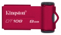 Kingston DT108/8GB opiniones, Kingston DT108/8GB precio, Kingston DT108/8GB comprar, Kingston DT108/8GB caracteristicas, Kingston DT108/8GB especificaciones, Kingston DT108/8GB Ficha tecnica, Kingston DT108/8GB Memoria USB