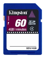 Kingston SDV/4GB opiniones, Kingston SDV/4GB precio, Kingston SDV/4GB comprar, Kingston SDV/4GB caracteristicas, Kingston SDV/4GB especificaciones, Kingston SDV/4GB Ficha tecnica, Kingston SDV/4GB Tarjeta de memoria