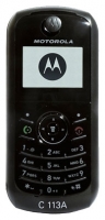 Motorola C113A opiniones, Motorola C113A precio, Motorola C113A comprar, Motorola C113A caracteristicas, Motorola C113A especificaciones, Motorola C113A Ficha tecnica, Motorola C113A Telefonía móvil