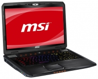 MSI GT780 (Core i5 2410M 2300 Mhz/17.3