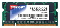 Patriot Memory PSA22GICDS opiniones, Patriot Memory PSA22GICDS precio, Patriot Memory PSA22GICDS comprar, Patriot Memory PSA22GICDS caracteristicas, Patriot Memory PSA22GICDS especificaciones, Patriot Memory PSA22GICDS Ficha tecnica, Patriot Memory PSA22GICDS Memoria de acceso aleatorio