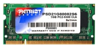 Patriot Memory PSD21G80082S6 opiniones, Patriot Memory PSD21G80082S6 precio, Patriot Memory PSD21G80082S6 comprar, Patriot Memory PSD21G80082S6 caracteristicas, Patriot Memory PSD21G80082S6 especificaciones, Patriot Memory PSD21G80082S6 Ficha tecnica, Patriot Memory PSD21G80082S6 Memoria de acceso aleatorio