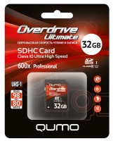 Qumo Overdrive Ultimate SDHC Class 10 UHS-I U1 32GB opiniones, Qumo Overdrive Ultimate SDHC Class 10 UHS-I U1 32GB precio, Qumo Overdrive Ultimate SDHC Class 10 UHS-I U1 32GB comprar, Qumo Overdrive Ultimate SDHC Class 10 UHS-I U1 32GB caracteristicas, Qumo Overdrive Ultimate SDHC Class 10 UHS-I U1 32GB especificaciones, Qumo Overdrive Ultimate SDHC Class 10 UHS-I U1 32GB Ficha tecnica, Qumo Overdrive Ultimate SDHC Class 10 UHS-I U1 32GB Tarjeta de memoria