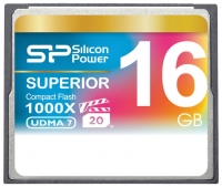 Silicon Power Superior CF 16GB 1000X opiniones, Silicon Power Superior CF 16GB 1000X precio, Silicon Power Superior CF 16GB 1000X comprar, Silicon Power Superior CF 16GB 1000X caracteristicas, Silicon Power Superior CF 16GB 1000X especificaciones, Silicon Power Superior CF 16GB 1000X Ficha tecnica, Silicon Power Superior CF 16GB 1000X Tarjeta de memoria