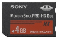 Sony MS-HX4G opiniones, Sony MS-HX4G precio, Sony MS-HX4G comprar, Sony MS-HX4G caracteristicas, Sony MS-HX4G especificaciones, Sony MS-HX4G Ficha tecnica, Sony MS-HX4G Tarjeta de memoria