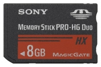 Sony MS-HX8G opiniones, Sony MS-HX8G precio, Sony MS-HX8G comprar, Sony MS-HX8G caracteristicas, Sony MS-HX8G especificaciones, Sony MS-HX8G Ficha tecnica, Sony MS-HX8G Tarjeta de memoria