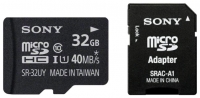 Sony SR32UYA opiniones, Sony SR32UYA precio, Sony SR32UYA comprar, Sony SR32UYA caracteristicas, Sony SR32UYA especificaciones, Sony SR32UYA Ficha tecnica, Sony SR32UYA Tarjeta de memoria