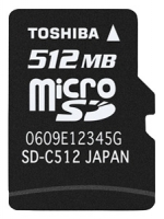 Toshiba SD-MC512MA opiniones, Toshiba SD-MC512MA precio, Toshiba SD-MC512MA comprar, Toshiba SD-MC512MA caracteristicas, Toshiba SD-MC512MA especificaciones, Toshiba SD-MC512MA Ficha tecnica, Toshiba SD-MC512MA Tarjeta de memoria