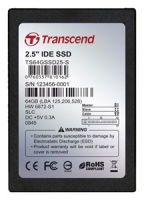 Transcend TS64GSSD25-S opiniones, Transcend TS64GSSD25-S precio, Transcend TS64GSSD25-S comprar, Transcend TS64GSSD25-S caracteristicas, Transcend TS64GSSD25-S especificaciones, Transcend TS64GSSD25-S Ficha tecnica, Transcend TS64GSSD25-S Disco duro